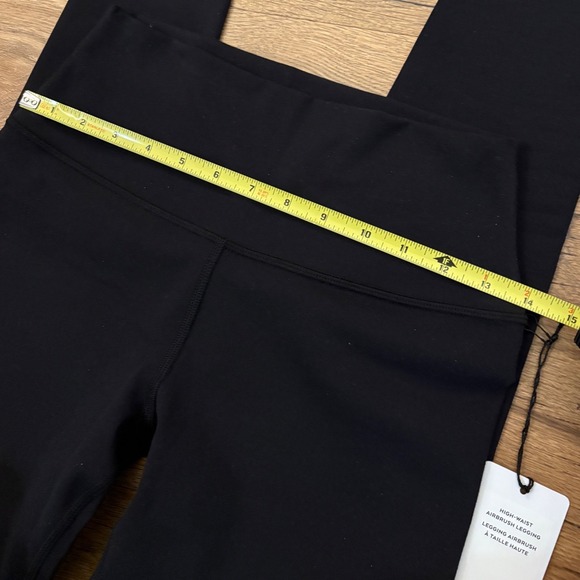 Alo Yoga High Waist Airbrush Legging Black Size M W5473R Athletic Tights - Picture 9 of 10